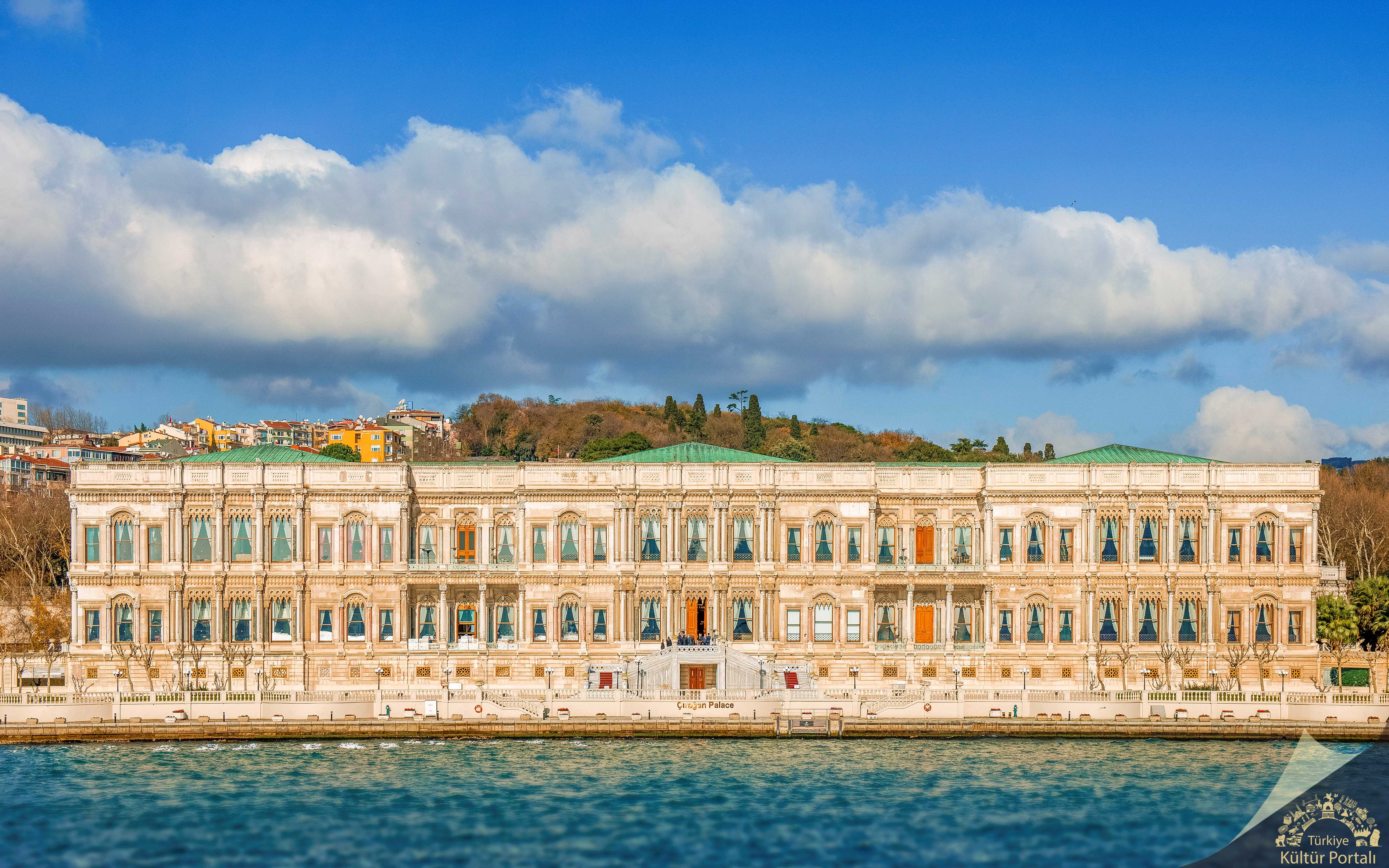 Çırağan and Feriye palaces along the Bosphorus